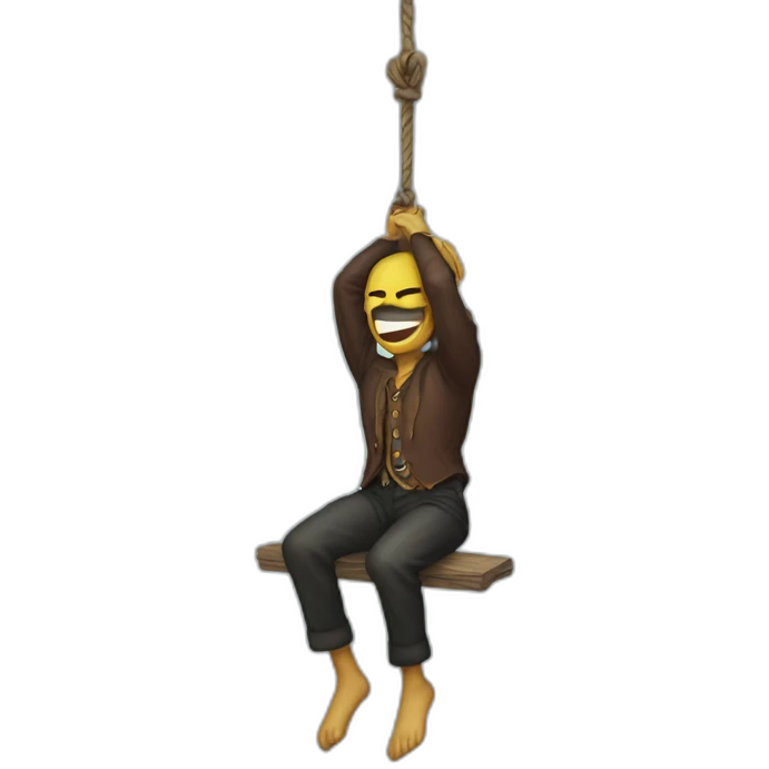 hanged man emoji