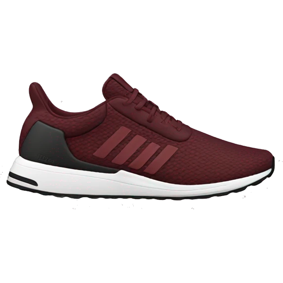 adidas burgundy running shoes emoji
