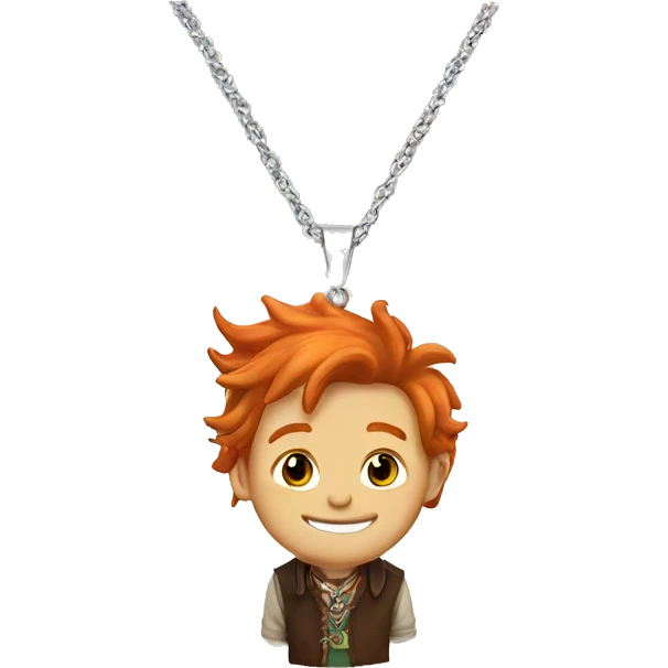 Charlie Weasley dragons necklace emoji