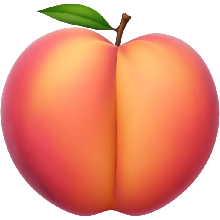 Peach emoji butt emoji