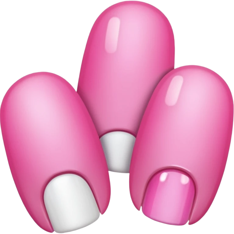 Nails pink  emoji