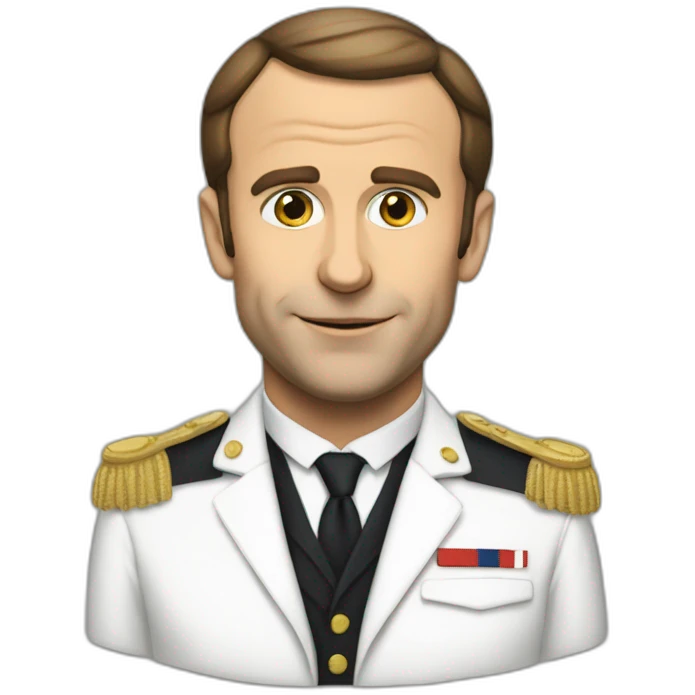 Macron sur le dos de zemour emoji