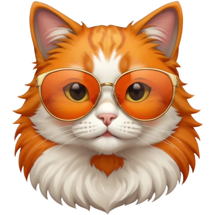 Cat wearing sunglasses emoji