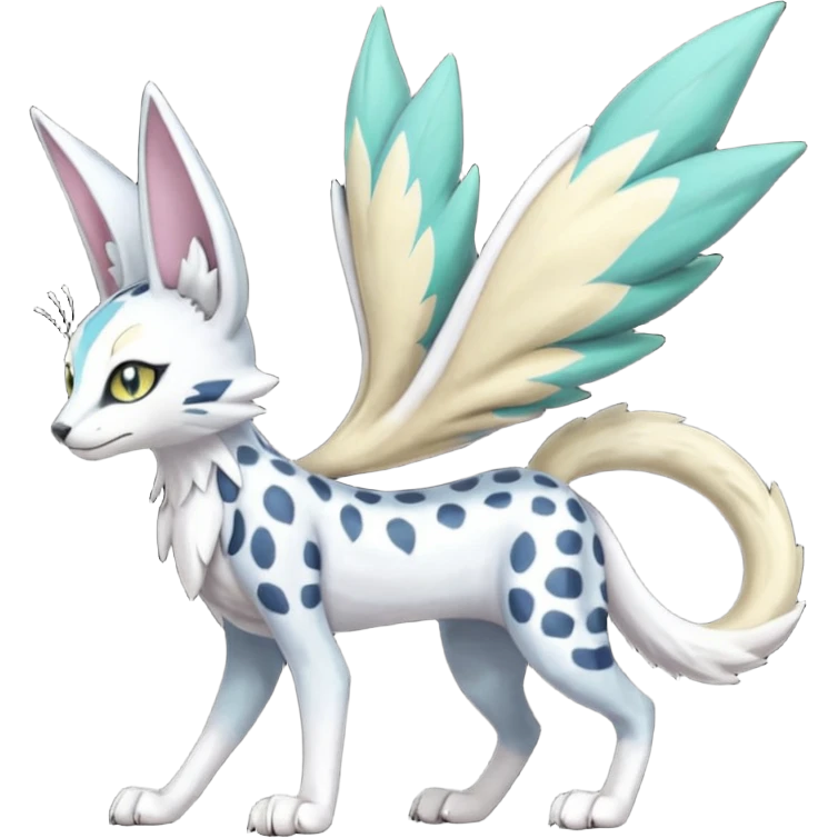 Meloetta-Trico-Silvally-Nargacuga-Sergal-Serval-Cresselia-Fakémon-creature-hybrid emoji