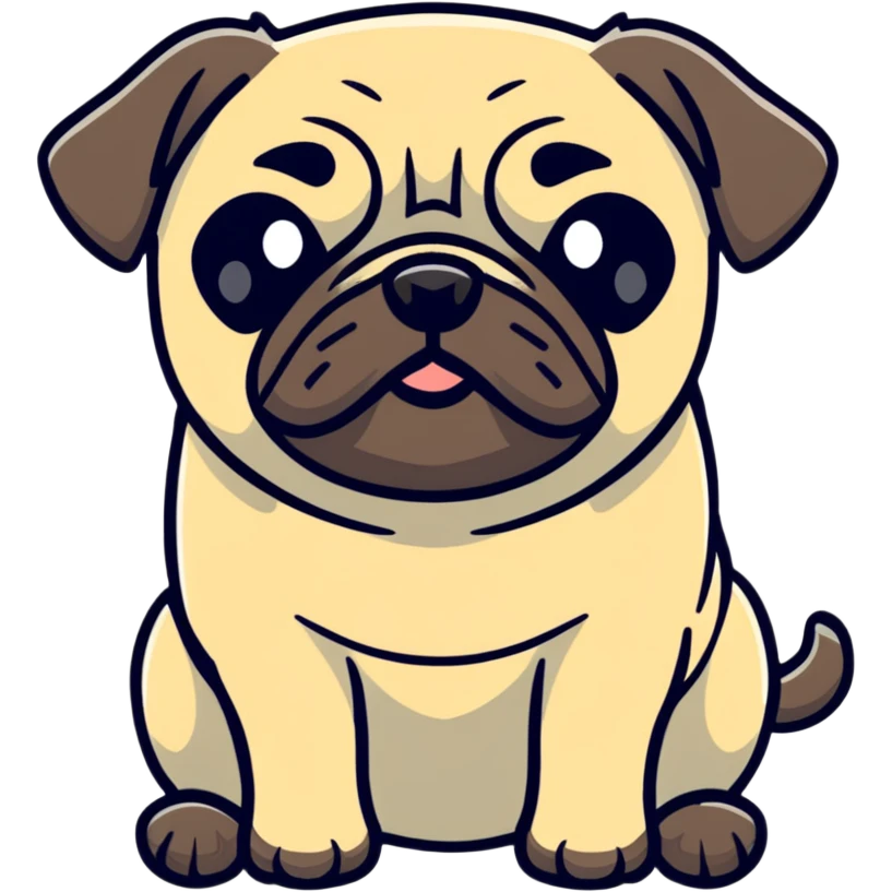 Pug emoji