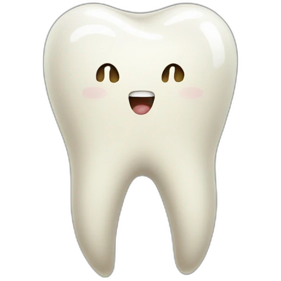 Tooth emoji