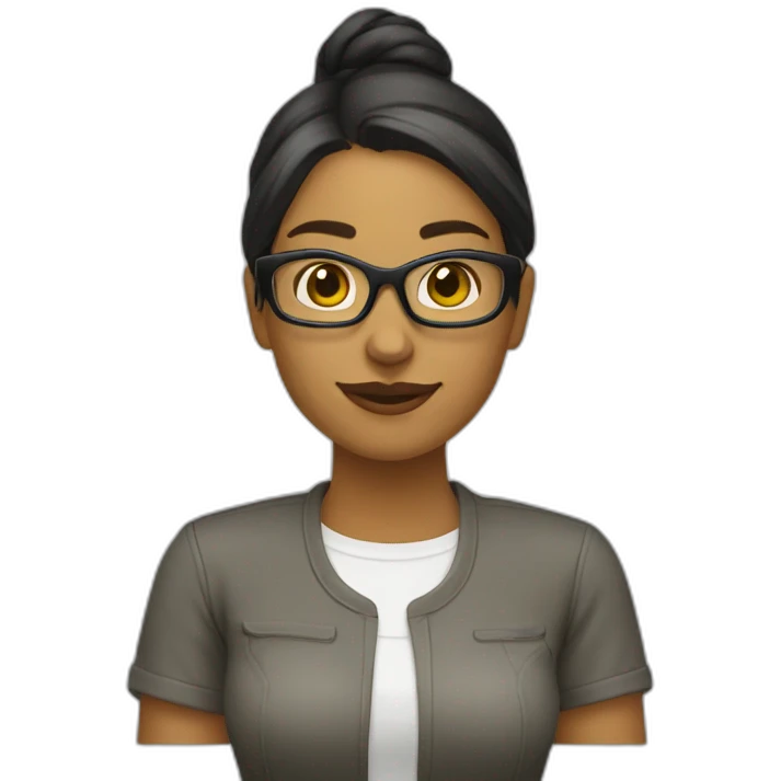 Female-programmer-working-for-zendesk emoji