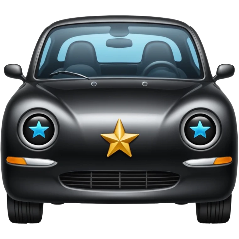 Car with star eyes emoji