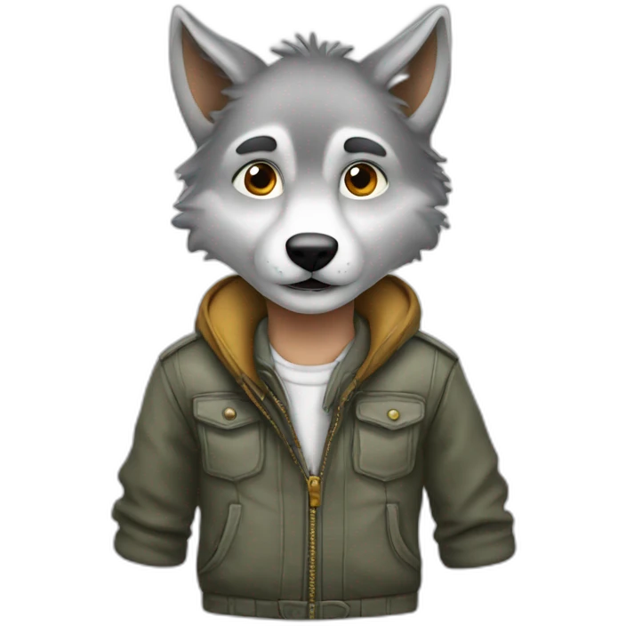 Enfant loup emoji