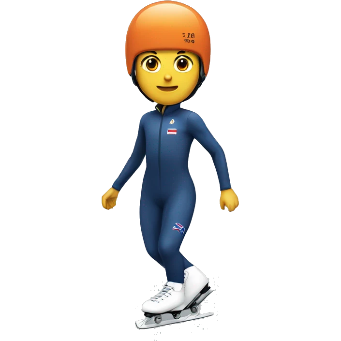 Speed skating emoji