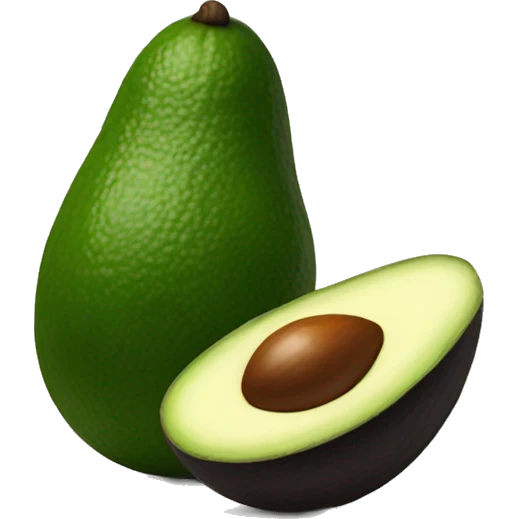 Berenjena aguacate  emoji