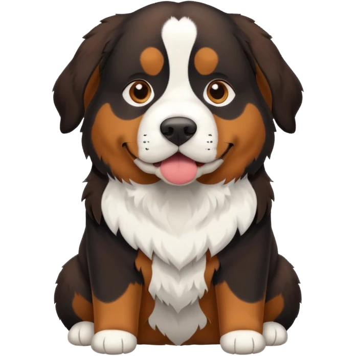 Swiss mountain dog emoji