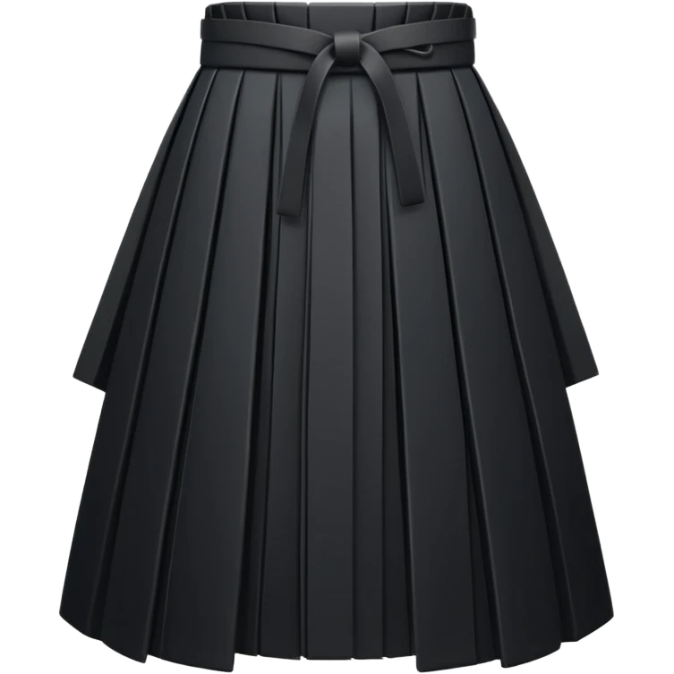 Aikido belt and hakama emoji