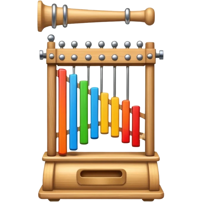 wooden glockenspiel instrument emoji