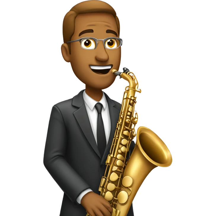 tenor saxophone  emoji