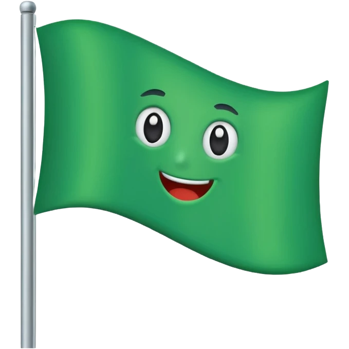 Green flag emoji