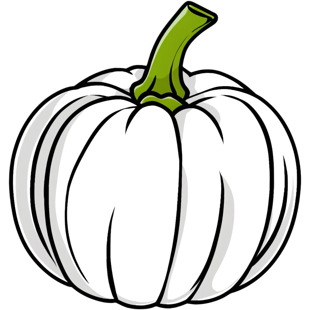 sweet pumpkin fruit, no face, no jack-o-lantern emoji