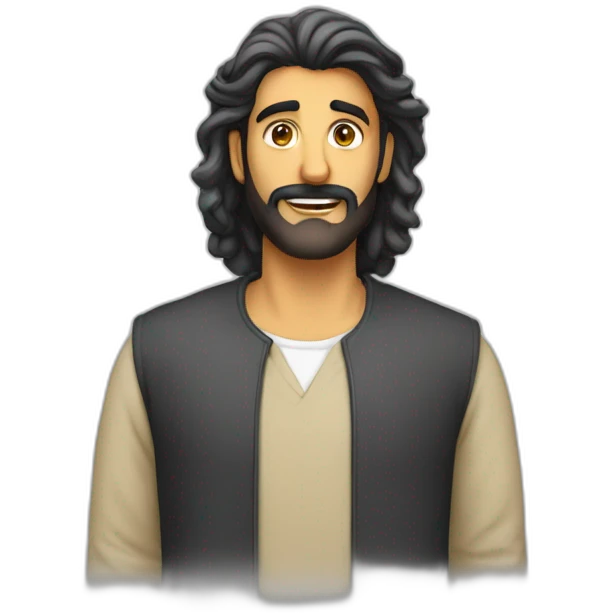 طفل يلعب بالماء emoji