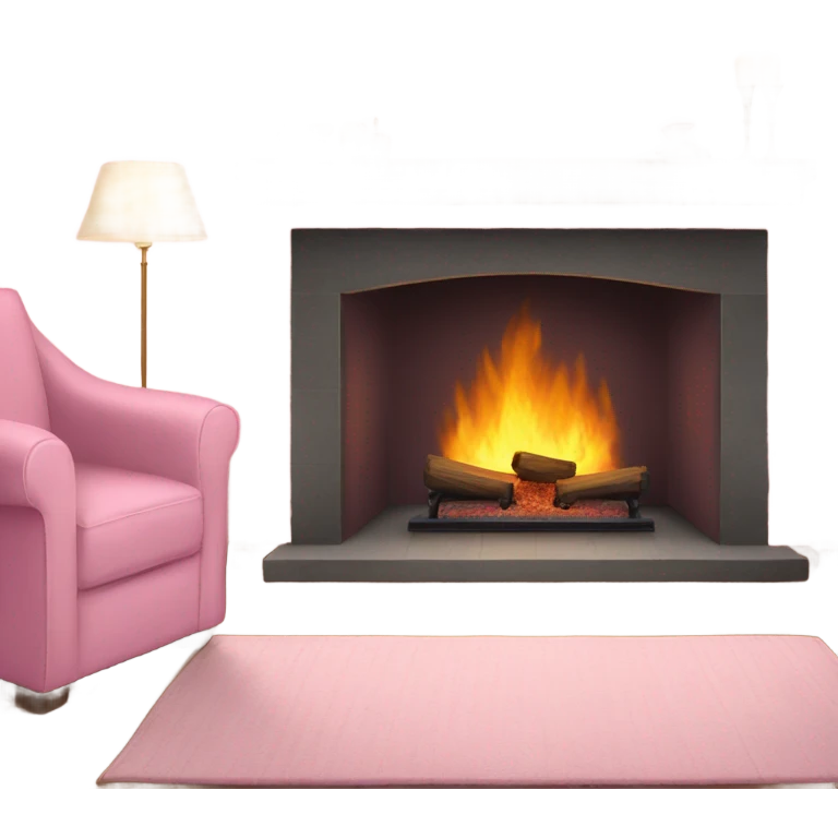 Winter Pink FirePlace emoji