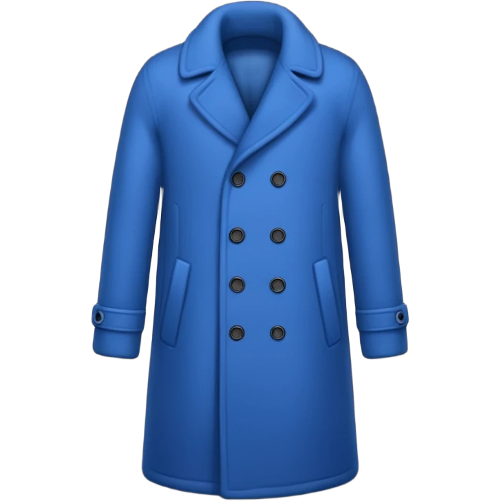 blue winter coat emoji
