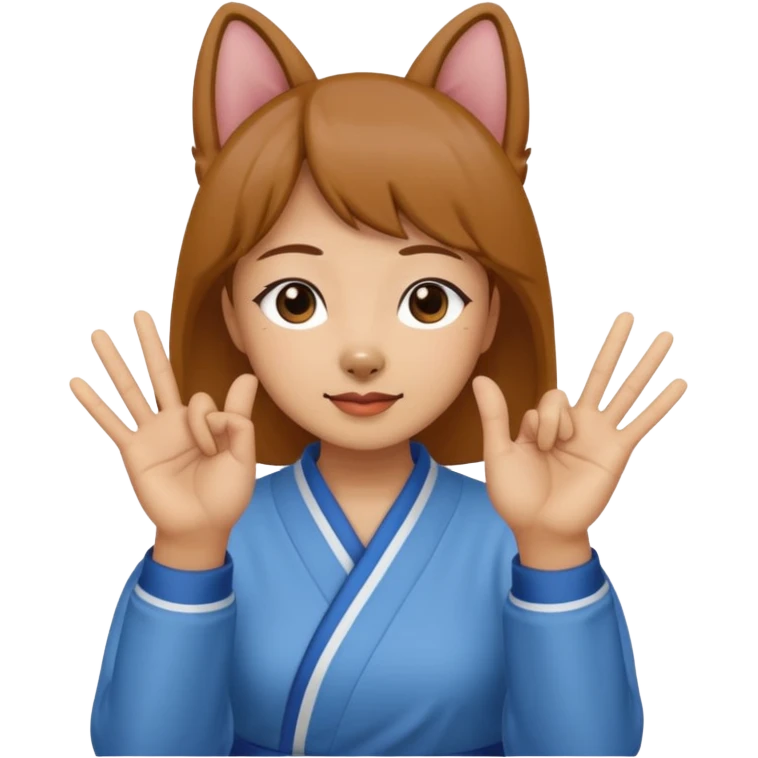 Megumi divine dogs hands sign emoji