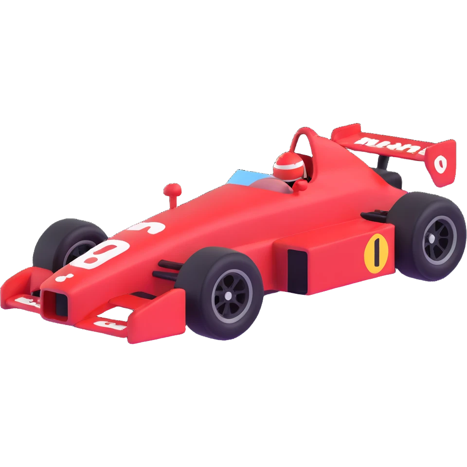 red race car emoji