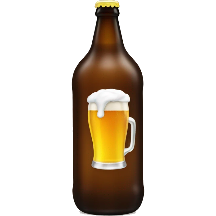 beer in a bottle emoji