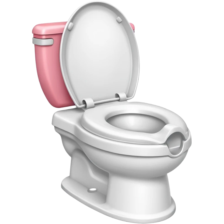 Potty trainer without lid and without face emoji