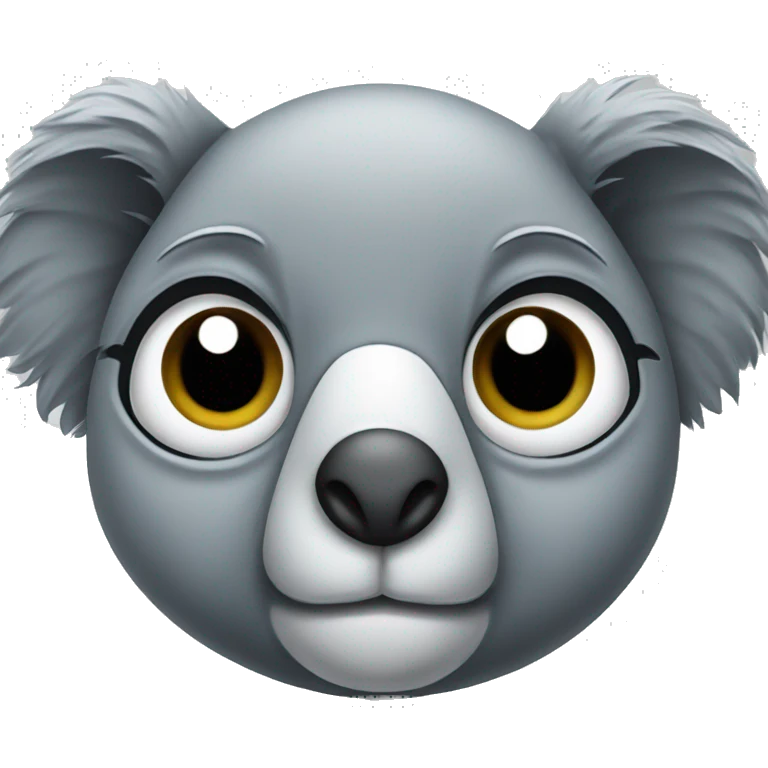 Koala with one eye emoji