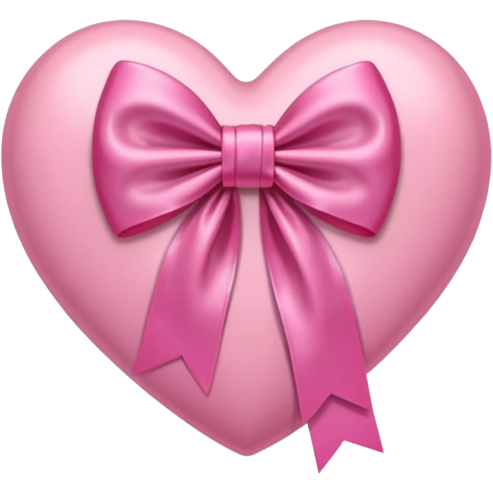 pink heart with bow in it  emoji