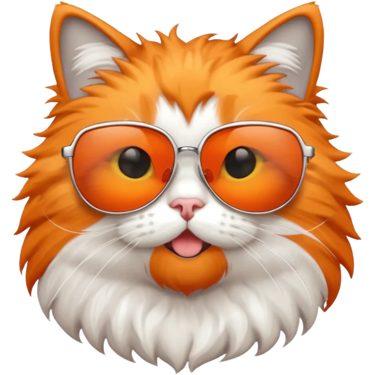 a cat wearing sunglasses emoji