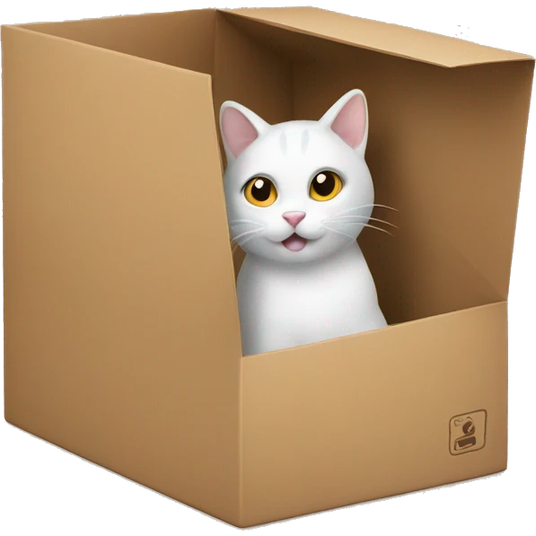 Cat in box emoji