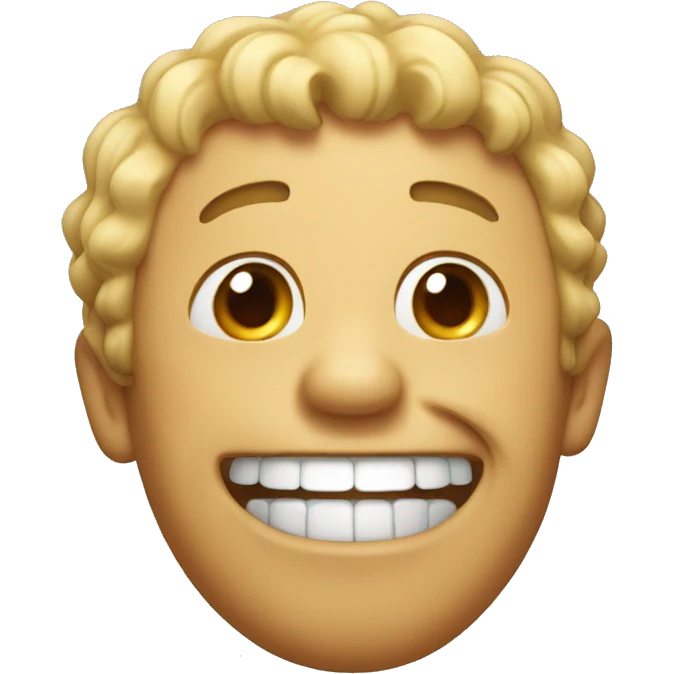 Laughing hard emoji