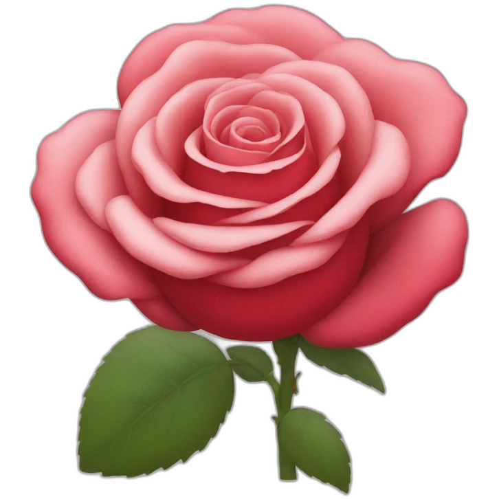 rose red emoji