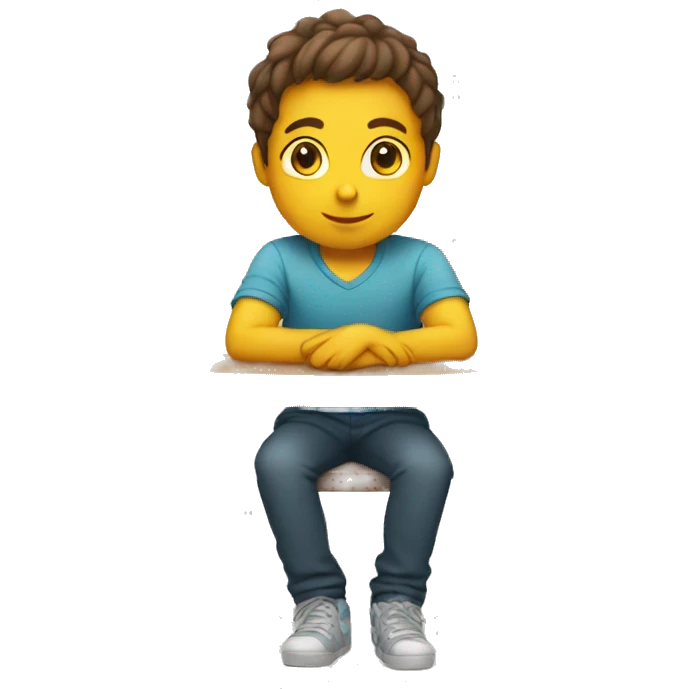 sit on table emoji