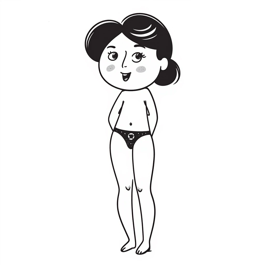 Realistic drawing of Emma Watson naked emoji