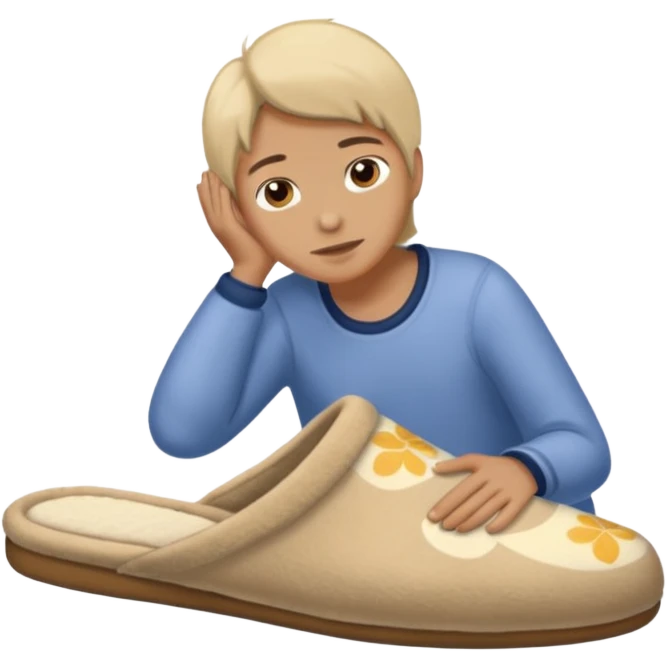 a house slipper thrown by a mother emoji