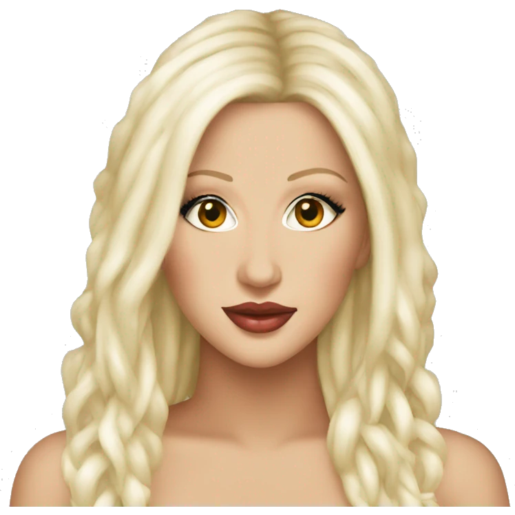 christina aguilera emoji