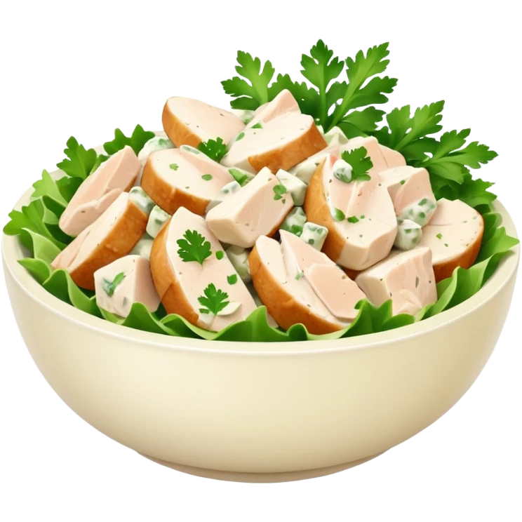 Chicken salad emoji