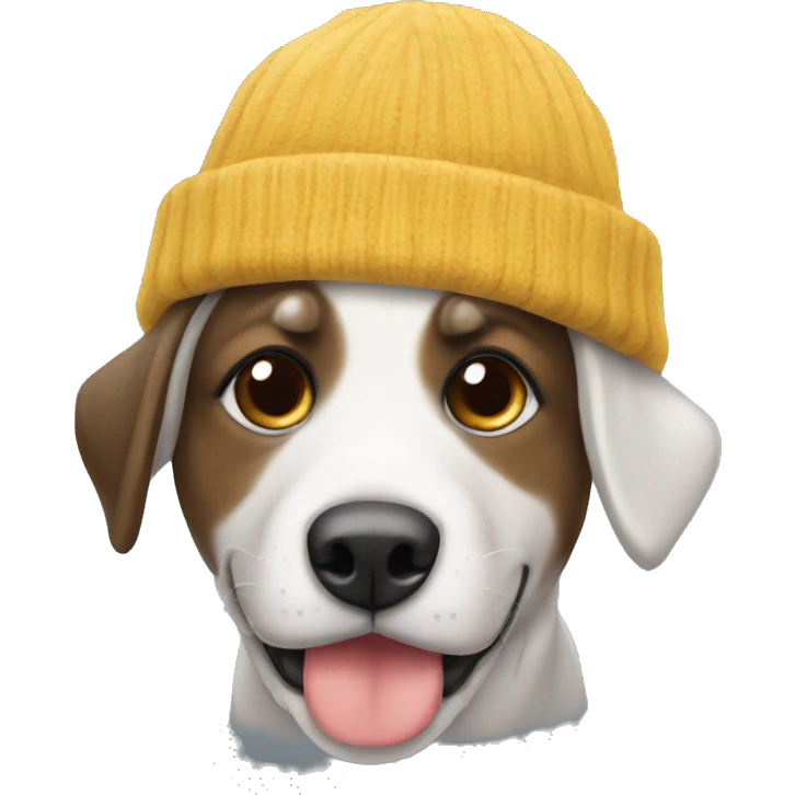 Perro con gorro emoji