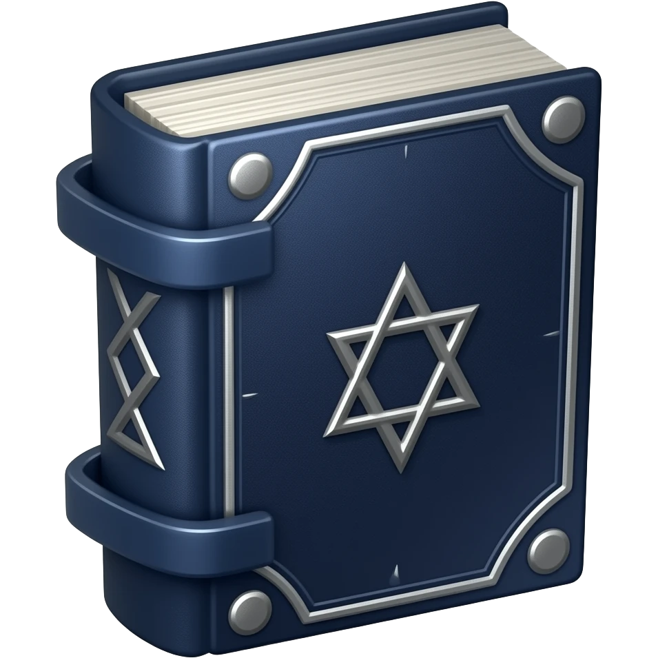 navy blue spellbook emoji