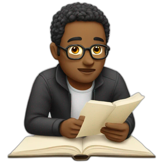 writer writing a book emoji