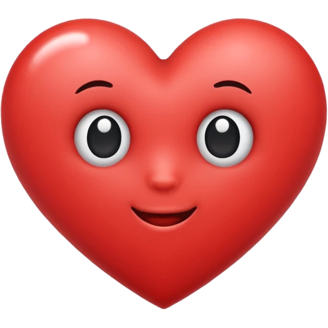 Cute heart emoji