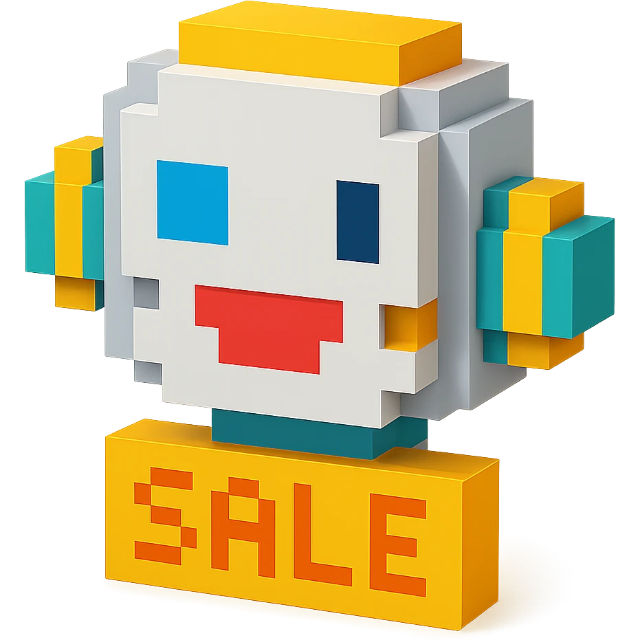 friendly terminator like ai sales teammate (head only) emoji