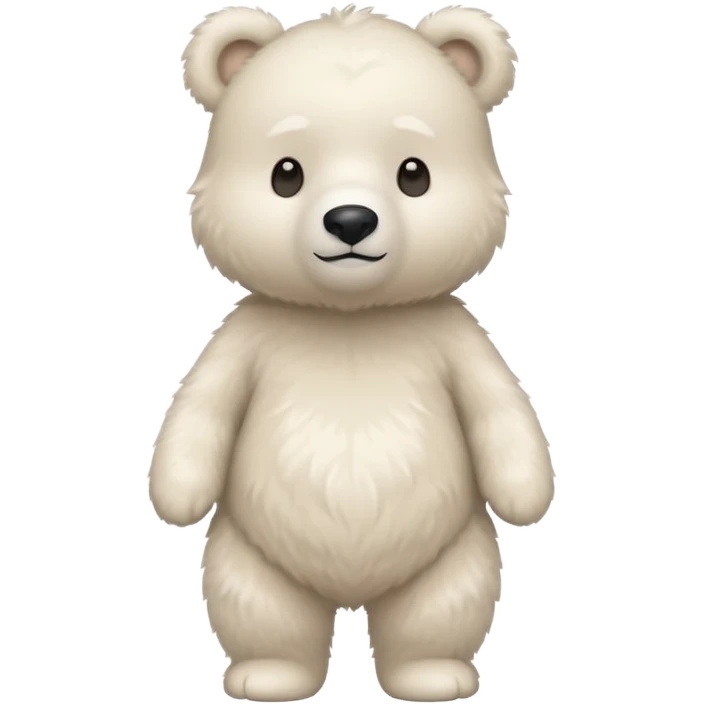 A white bear have test emoji