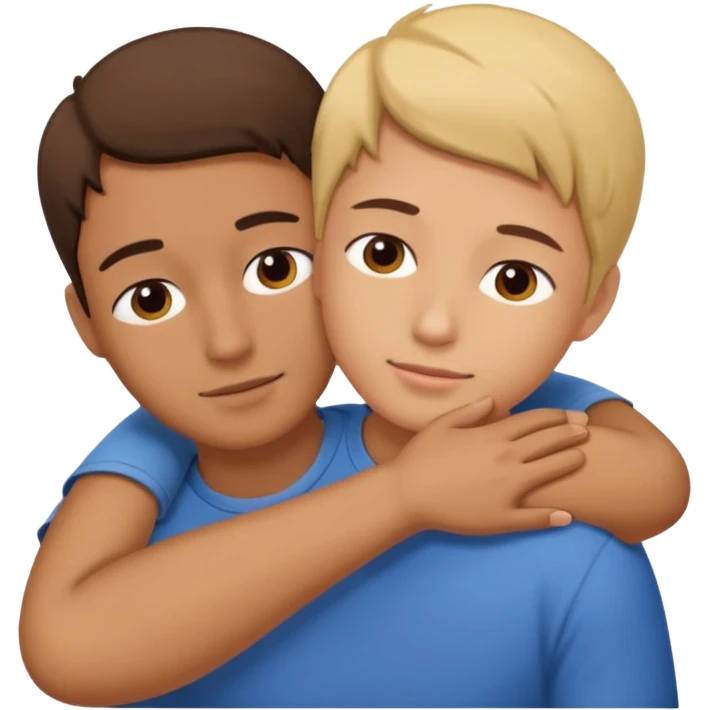 Hand on placed on somebody else’s shoulder to support  emoji