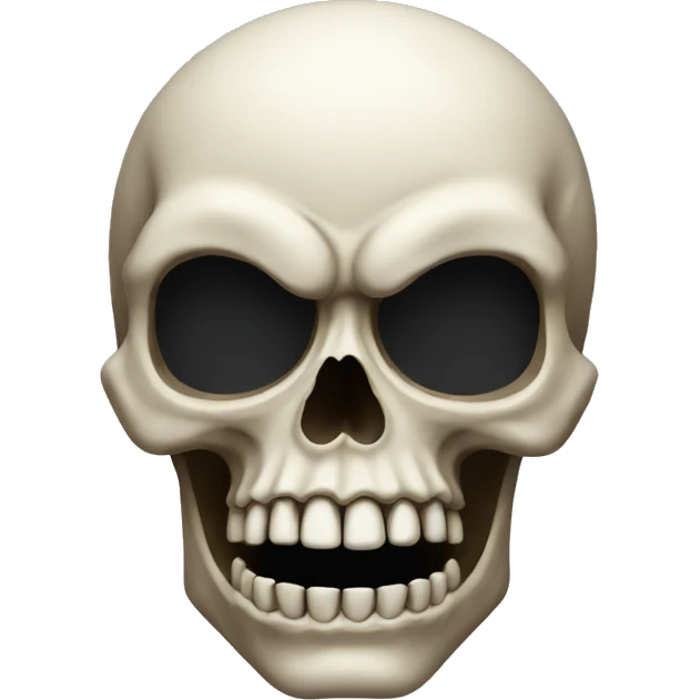 Crazy skull emoji