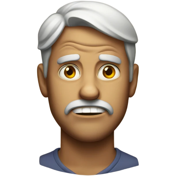 Bitter faced emoji  emoji