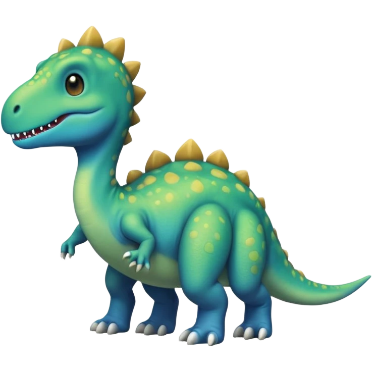 small herbivorous celestial dinosaur that walks on all fours with a short neck emoji