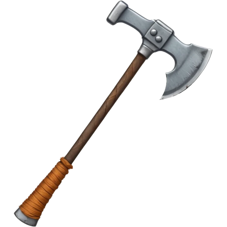 metal axe long cable emoji